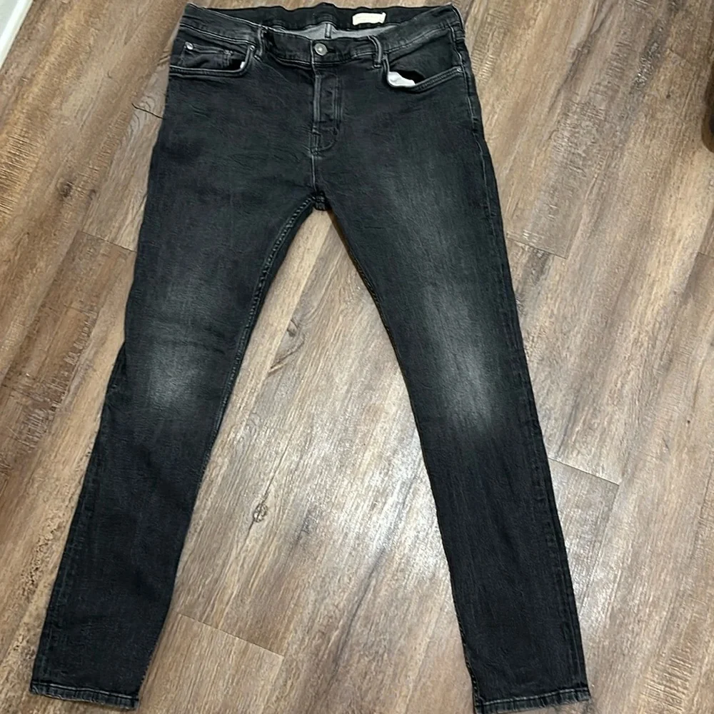 All Saints Men's Skinny Jeans in Faded Black